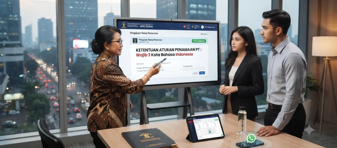 Panduan memilih nama PT